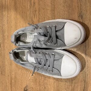 Converse Kids Sneakers in Gray and White
